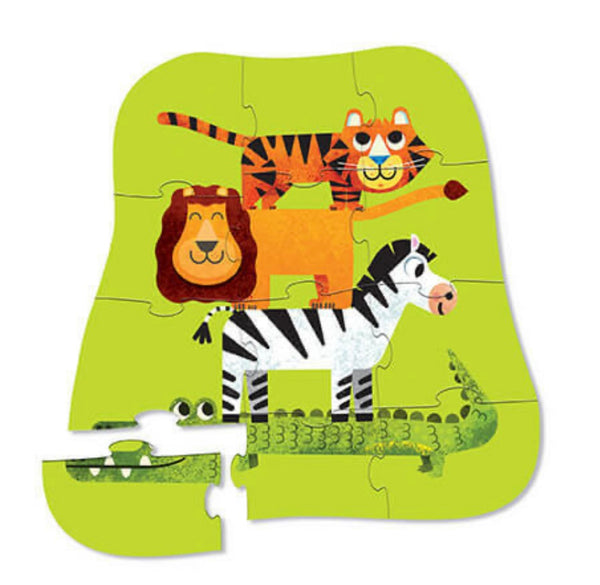 Mini Puzzle 12 pc - Jungle Friends