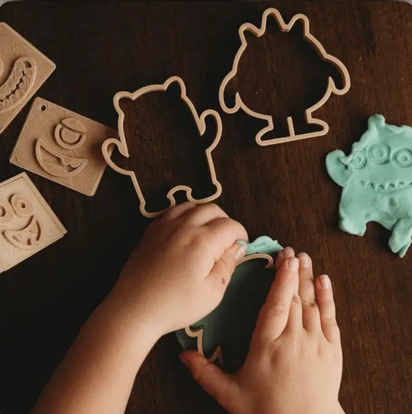 Halloween Monster Playdough Eco Stamp Set
