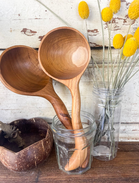 Teak Scoop Spoon