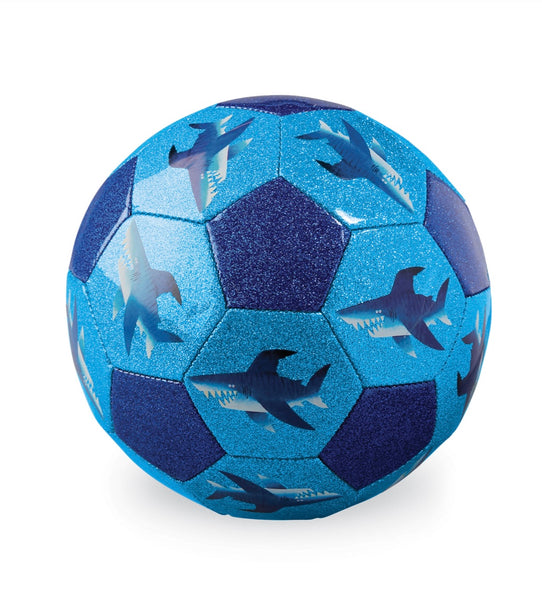 Glitter Soccer Ball - Shark City (Size 3)