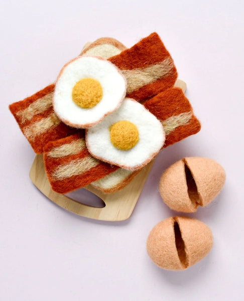 FELT BACON AND EGGS BREAKFAST SET