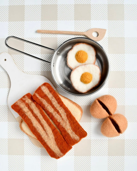 FELT BACON AND EGGS BREAKFAST SET