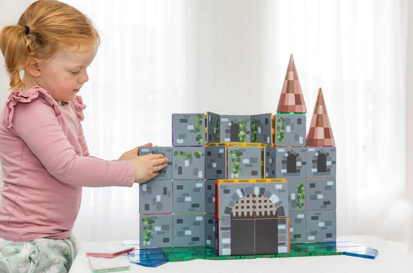 Magnetic Tile Topper - Castle Pack (40 Piece)