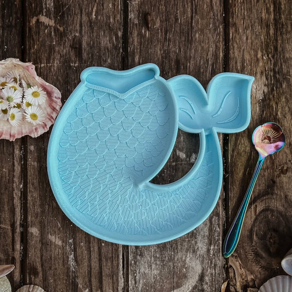 Mermaid Tail Trinket Tray / Bioplastic Sensory Tray