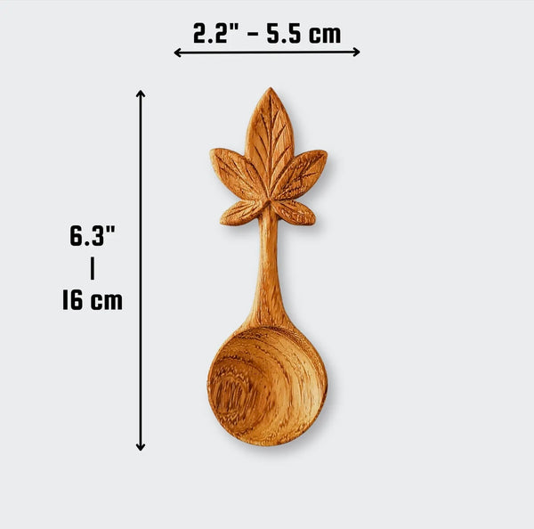 Maple leaf spoon