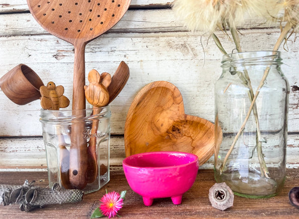 Open oval cauldron- Pink