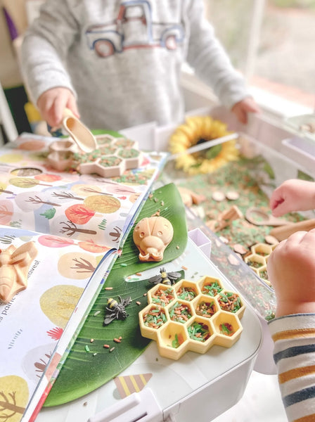 Mini Honeycomb Trinket Tray / Bioplastic Sensory Tray