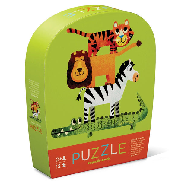 Mini Puzzle 12 pc - Jungle Friends