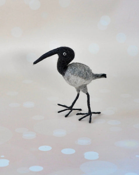 FELT BIN CHICKEN (AUSTRALIAN WHITE IBIS) TOY