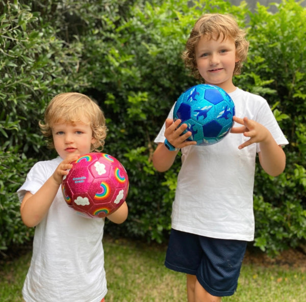 Glitter Soccer Ball - Rainbow (Size 3)