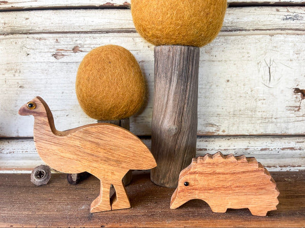 Australian Wood Animals/5pc