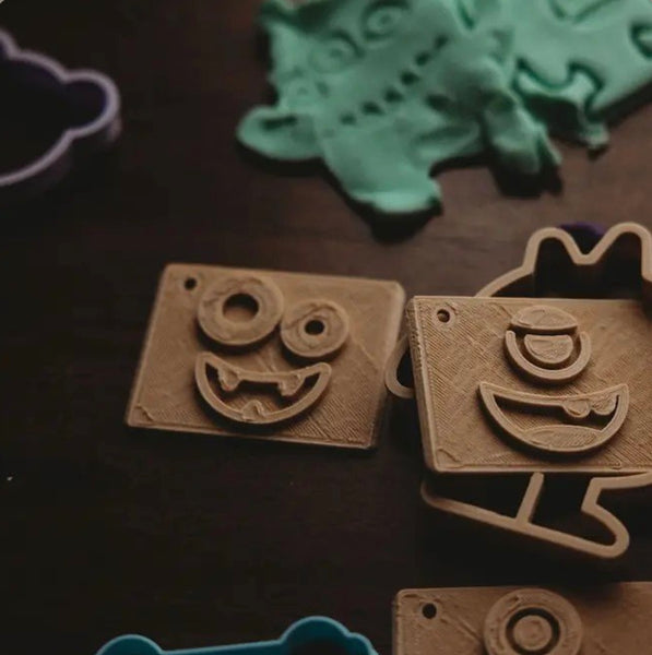 Halloween Monster Playdough Eco Stamp Set