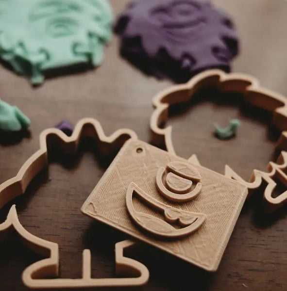 Halloween Monster Playdough Eco Stamp Set