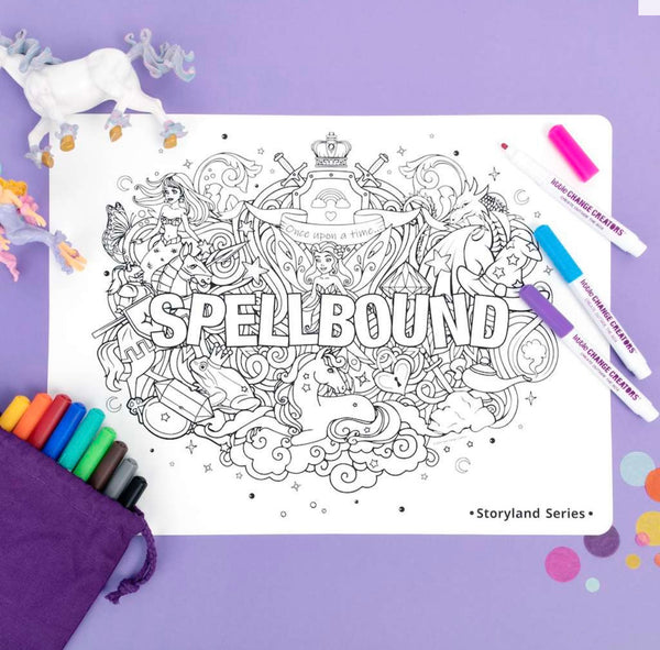 SPELLBOUND Re-FUN-able™ Colouring Set