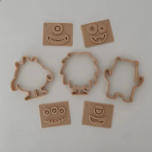 Halloween Monster Playdough Eco Stamp Set