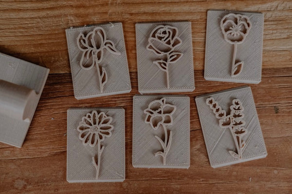 Flower Eco Stamp Set ™ (no handle)