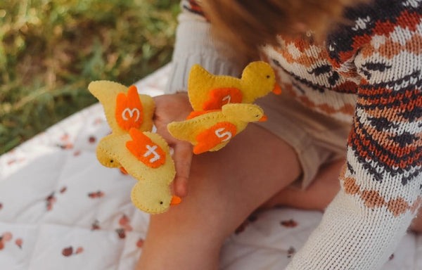 Five Little Ducks, Finger Puppet Set