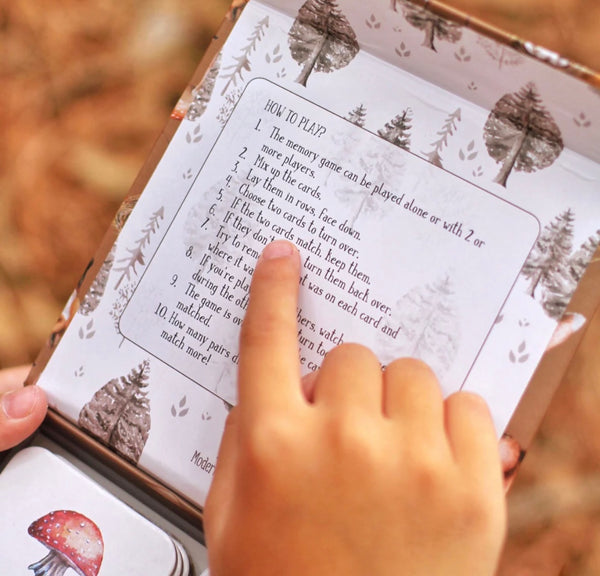 WOODLAND MEMORY CARD GAME