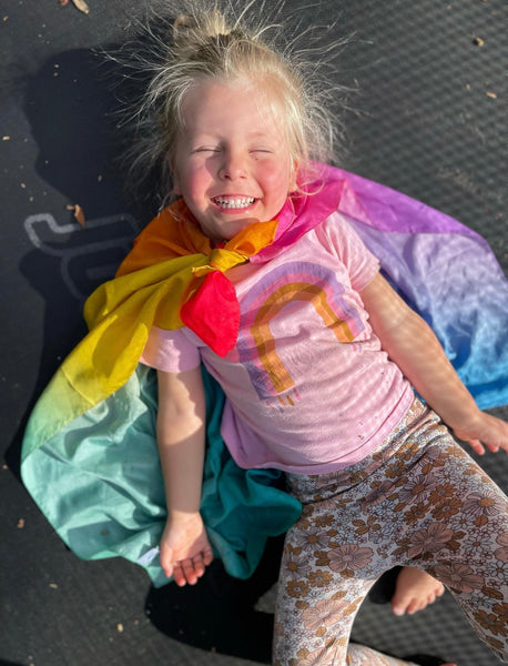 Rainbow play silk