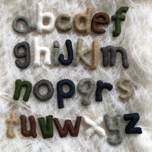 Lower Case Felt Letters - Papoose 26 piece