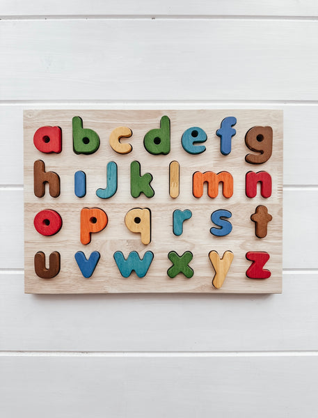 Lower Case Letter Puzzle - Coloured