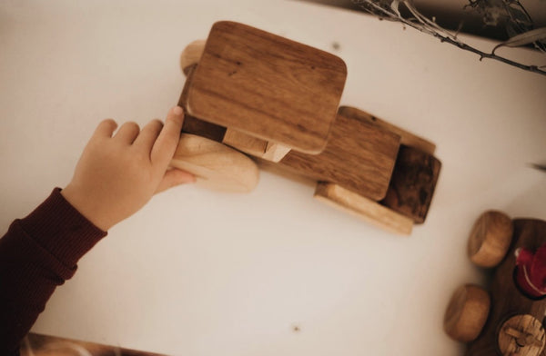 Natural Timber Steam Roller