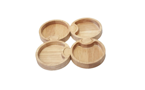Round Puzzled Tray