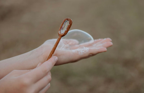 Single Teak Bubble Stirrer