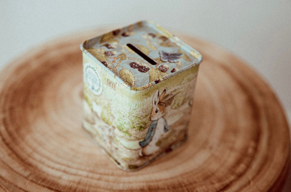 Beatrix potter money tin