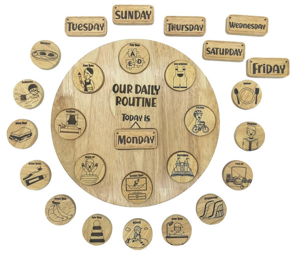 Daily Routine Circle