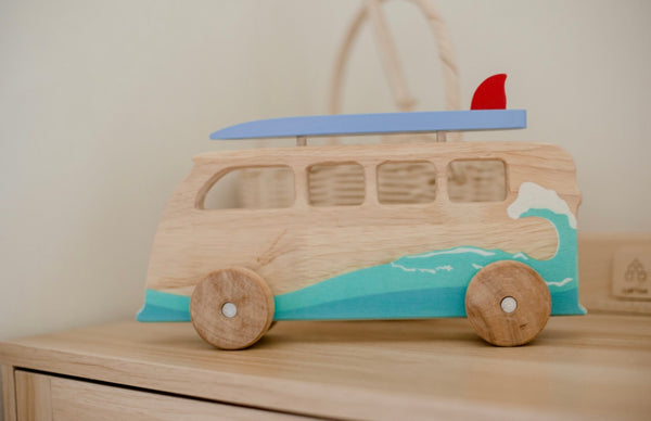 Wooden Surfing Van