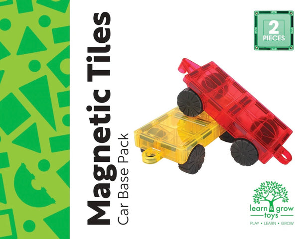 Magnetic tiles- Car Base Pack (2 Piece)