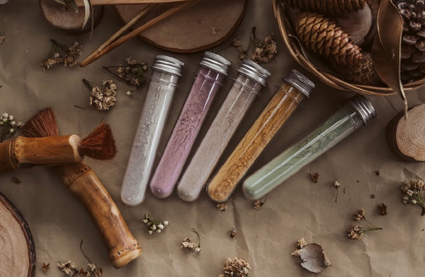 Tubes of nature paint