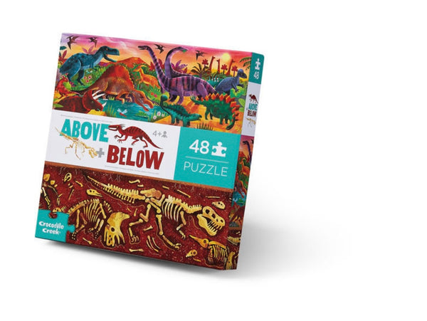 Above & below- Dinosaur world 48pc puzzle