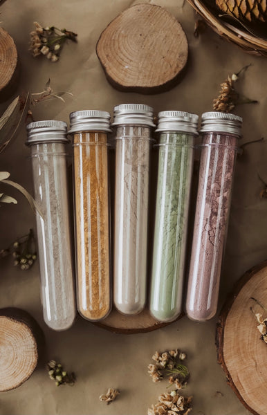 Tubes of nature paint