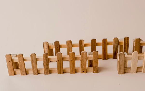 Wooden Fences (Set of 4)