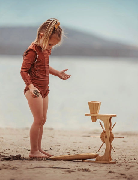 Wooden Water & Sand Wheel