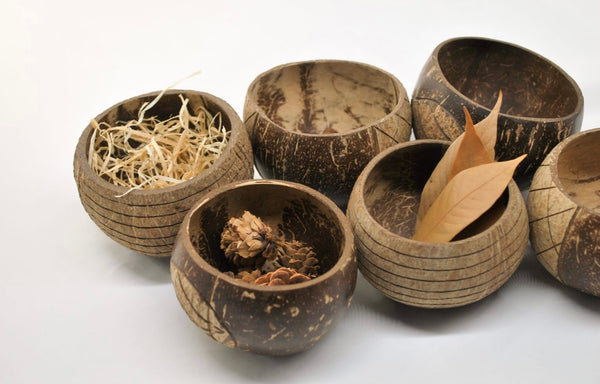 Patterned Coconut Rice Bowls set of 6