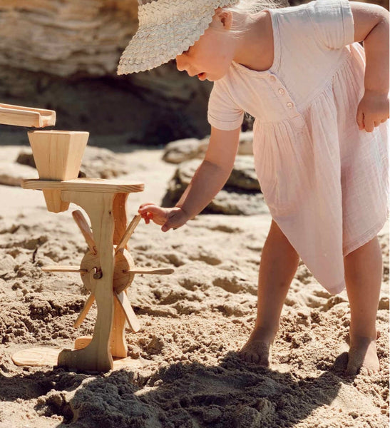Wooden Water & Sand Wheel