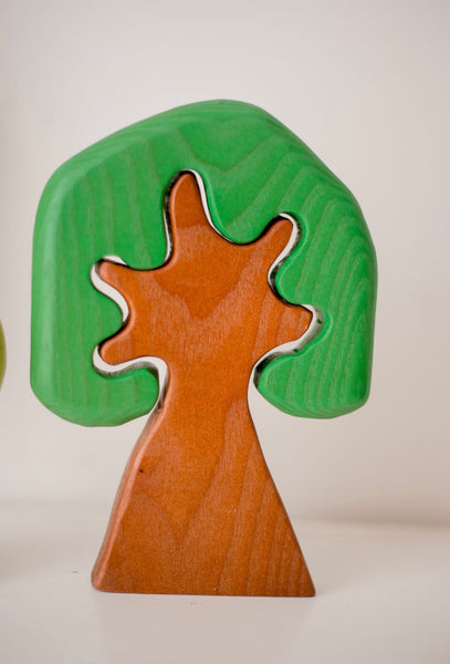 Coloured Wooden Trees