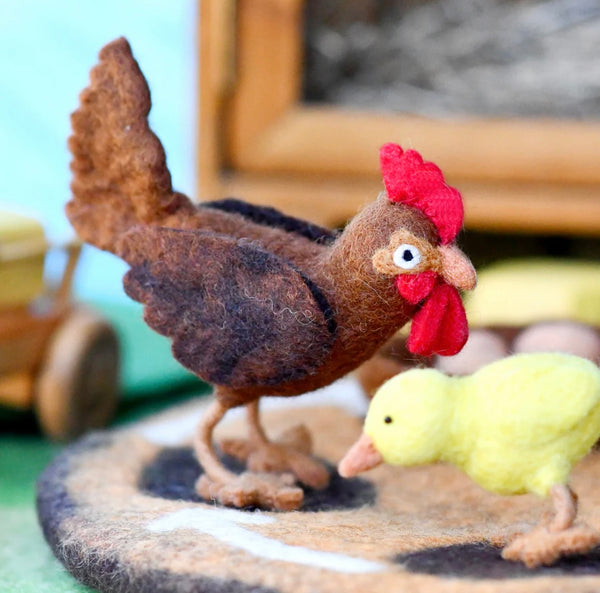 Felt Lifecycle of a Chicken