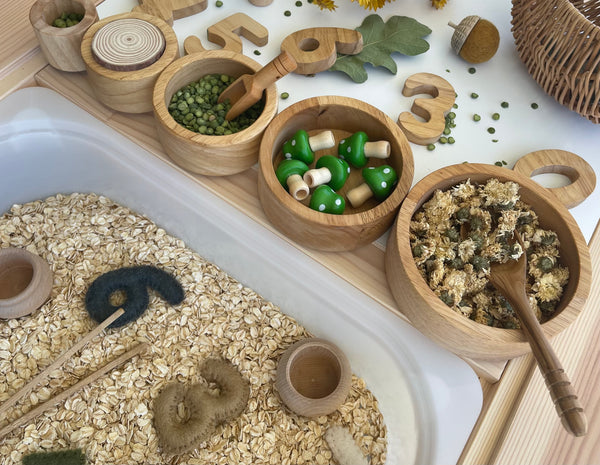 Natural Stacking Bowls