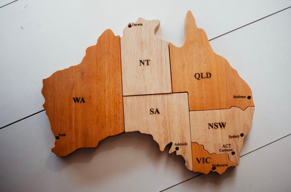 Australian Map Puzzle