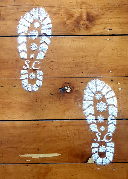 Santa footprints