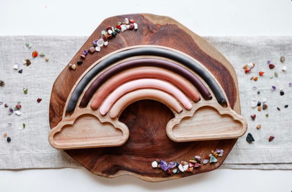 Rainbow sensory board