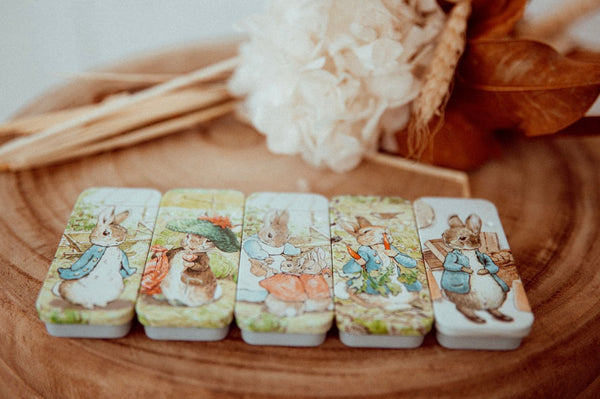 Beatrix potter mini slider tin (sold individually)