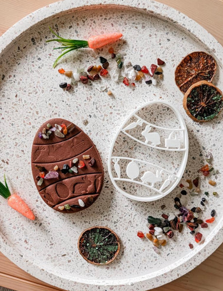 Bunny & Carrot Easter Egg Bio Cutter