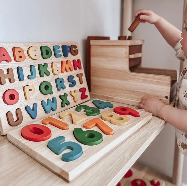 Capital Letter Puzzle - Coloured