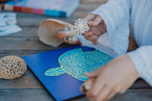 Aboriginal Winanggaay puzzle- Turtle