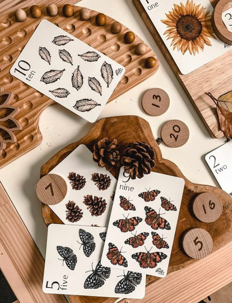 Nature Counting Flash Cards